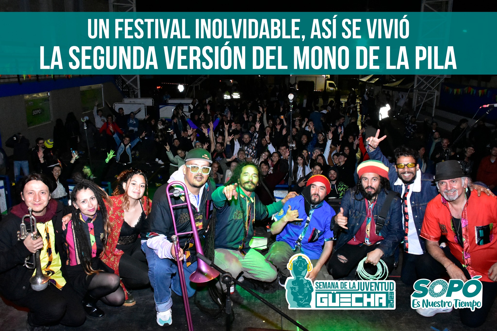 Con más de 13 horas de arte, culminamos la Semana de la Juventud Güecha 2023 con el II Festival Musical “El Mono De La Pila”